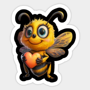 Unveil Hardworking Bees' Secrets Sticker